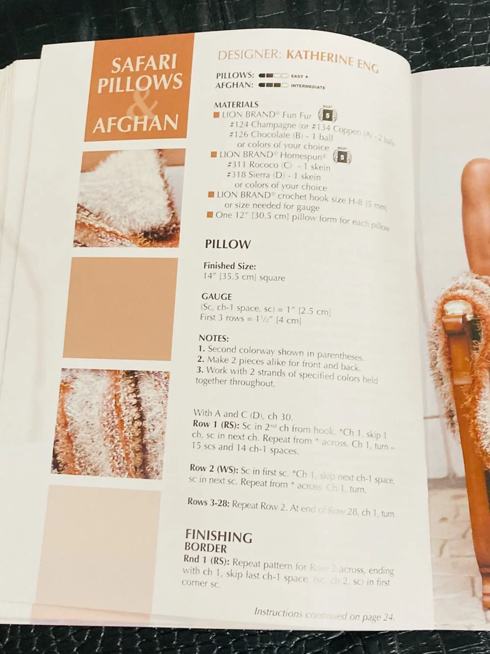 Fur, Fur & More Fur Knot and Crochet Patterns for Fun Fur Decorative Yarn